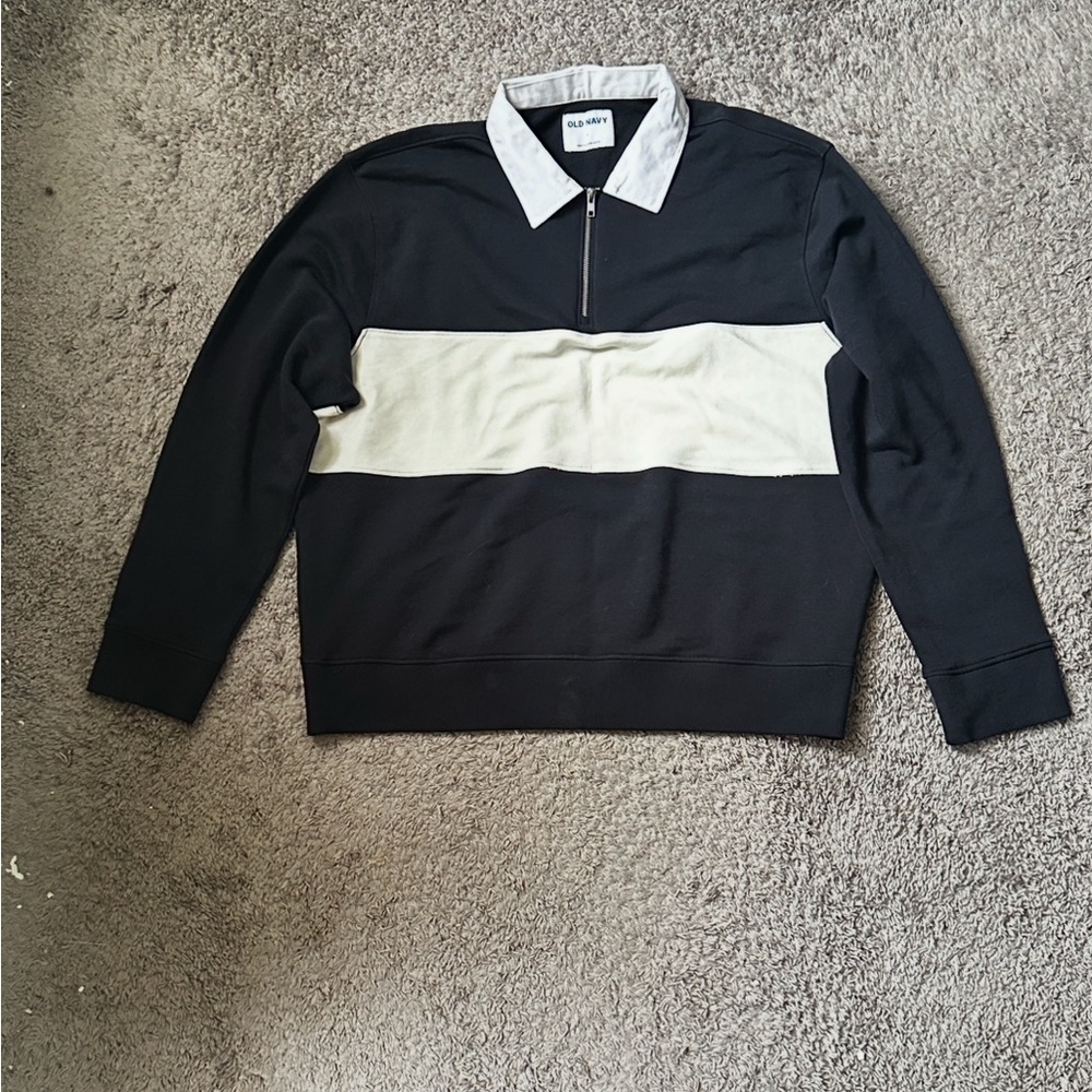 Black and White Men's Sweater